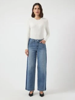 YASPAMELA HW JEANS 11 YASPAMELA HW JEANS -YAS Kleding Winkel 26040379 MediumBlueDenim 005