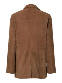 YASPALMA SUÈDE LEER BLAZER -YAS Kleding Winkel 26040445 Emperador 002