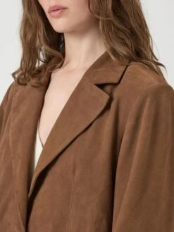 YASPALMA SUÈDE LEER BLAZER -YAS Kleding Winkel 26040445 Emperador 006