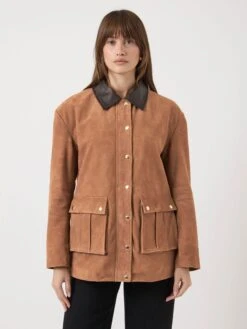 YASKAIA SUEDE LEREN JAS