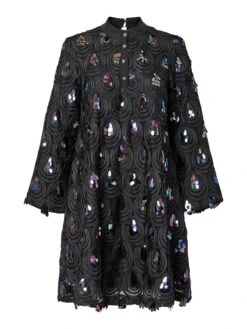 YASABBY 7/8 MIDI-JURK -YAS Kleding Winkel 26040695 Black 001