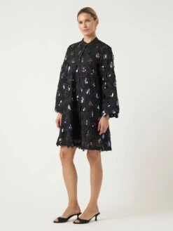 YASABBY 7/8 MIDI-JURK -YAS Kleding Winkel 26040695 Black 005