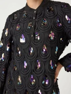 YASABBY 7/8 MIDI-JURK -YAS Kleding Winkel 26040695 Black 006